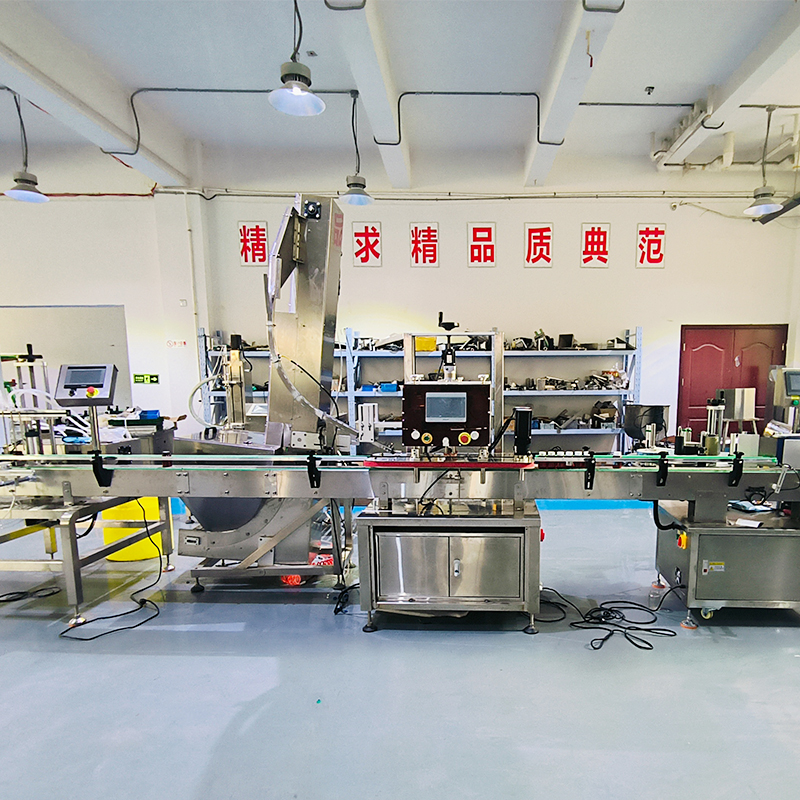 直線式夾蓋機(jī)-整套灌裝旋蓋機(jī)械